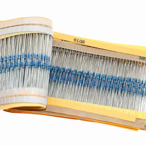 2425Pcs 97 Value 1% 1/8W 0.125W Metal Film Resistor Assorment Kit 1R ~ 1M Range Pack