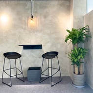 【限新竹地區】【送禮盆栽】巴西鐵樹 | 溪石水泥圓柱盆