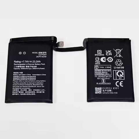 7.74V 6000mAh C21P2001 For Asus Rog Phone 5/5 Pro/5 Ultimate/5S/5S Pro/ZS673KS/ZS676KS Battery