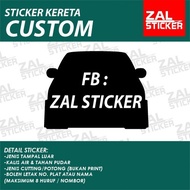 Custom sticker pm seller otai borneo