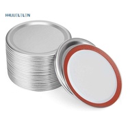 24 PCS  Jar Lids, Regular Mouth Canning Lids Reusable Split-Type Leak Proof Canning Lids with Silico