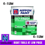 Nippon Paint EA7 Finish Floor paint (Ready stock) Cat Epoxy Cat Lantai 5L - 5 Liter