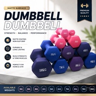 1KG / 4KG Hexagon Dumbbell Set | Home Gym Fitness Exercise Weight Training Workout Strength Muscle D