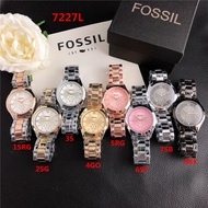 Fossil Luxury Fashion Men Watch  Business Sports Quartz Mens Watch Casual Round Dial Stainless Steel Leather Strap