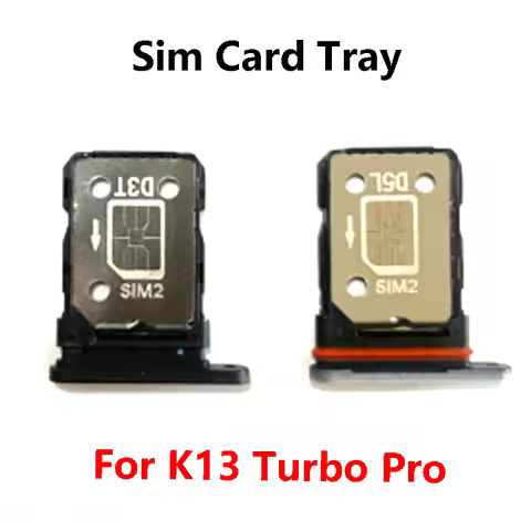 For Oppo K13 Turbo Pro Sim Card Slot Tray Holder Sim Card Reader Socket Replacement Parts