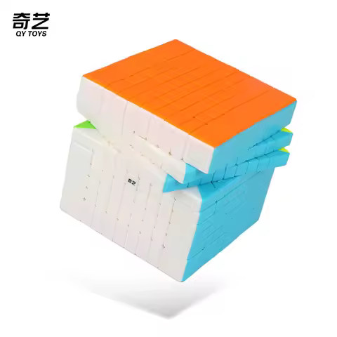 Qiyi 9x9 Magic Speed Cube Stickerless Professional Antistress Puzzle Fidget Toys Qiyi 8x8 Children's