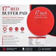 17 inch (430mm) Red Buffer floor pad / 17 inch red pad 5pcs/box
