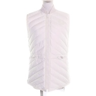 [5 Points] Unused ★ HERMES 24AW 4H0169DR Packable Sellier Rubber Patch Zip-Up Down Vest, Blanc, Size