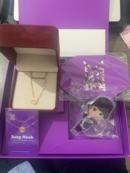 FRANK & CO DIAMOND NECKLACE JUNG KOOK BTS TINY TAN LIMITED EDITION