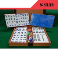 Crystal Mahjong set / A1 Size 37mm/Singapore Version Mahjong Set 160 Tiles