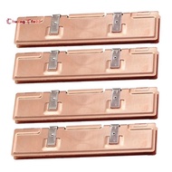 4 Piece RAM Heatsink Radiator Copper Color Pure Copper 126x26x7mm for Ram Memory Cooler Cooling Heat