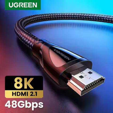 Ugreen HDMI 2.1 Cable 8K/60Hz 4K/120Hz for Xiaomi Mi Box HDMI2.1 Cable 48Gbps HDR10+ HDCP2.2 for PS4