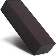 12x4x2.5 Inch Black Ebony Wood Lumber Blanks, DIY Quality Material for Making Music Instruments Tool