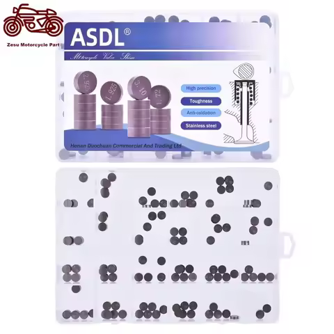 5pcs 9.48mm Motorcycle Engine Adjustable Valve Shim Complete Refill Kit For Honda Suzuki Yamaha Kawa