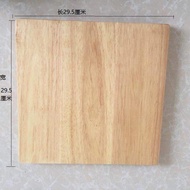 Rubber Wood round Table Top Non Plastic Solid Wood Glass Steel Restaurant Chair Surface 30cm Home Fu