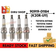 DENSO Spark Plug Original Toyota 90919-01184 K20R-U11 Toyota Estima ACR30 Wish Avanza 1.3 Ready Stock