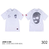 แท้100% เสื้อยึดโจร500 JONE 500 รุ่น OVER OVER รีรันพิเศษหมดแล้วหมดเลย ของแถมสติ๊กเกอร์ทุกรายการ