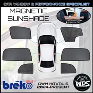 (Buatan Malaysia) GWM Haval 6 2024-Present(6 Pcs) Breko Sun Shade Car Magnetic Sunshade [Rear Windsc