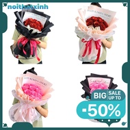 Glitter bouquet of 10 flowers with card bag, led lights - holiday giftPiece October 20, March 8, Nov