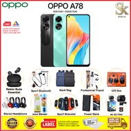 Oppo A78 4G Smartphone | 8GB RAM 256GB ROM | 1 Year Warranty By Oppo Malaysia Set