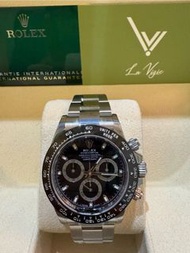 2021年全原膜全新未用品 Rolex 116500 116500ln 黑地
