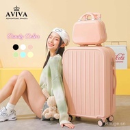 AVIVA Set Bagasi 14/20/24/28 Set Bagasi Bawaan Tangan Roda Serata Kunci Kombinasi Berkapasiti Besar