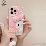 เคส OPPO Reno11 Pro 5G Reno10 Pro 5G Reno 8T 5G Reno 8T 4G Reno 8Z 5G Reno 7Z 5G Reno6Z 5G Reno8 5G Reno6 5G Reno5 5G reno7เคสโทรศัพท์ TPU ป้องกันการตกลายการ์ตูน Reno4คิตตี้สีชมพูน่ารัก4G Reno8 4G