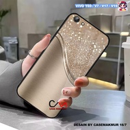 2D Glossy Hardcase Case Vivo Y69 V7 V17 V19 V15 S1 Pro - Wave Motif Case - Hardcase - Glossy