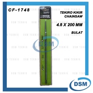TEKIRO ROUND FILES CHAINSAW SENSO FILES 4.8 MM X 200 MM
