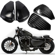 Motorcycle ABS Gloss Left Right Battery Side Fairing Cover Oil Tank Guard For Harley Sportster XL Ir
