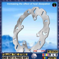 Sinhopsa Motorcycle Brake Disc  4.1in ID Heat Sinking Safe Rotor for Modification Replacement CB400S