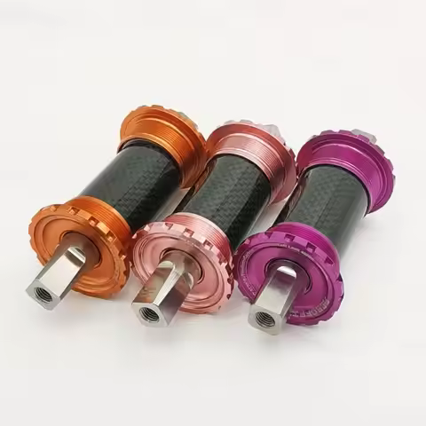 103/107/110/113/116/119mm Bike Bottom Bracket Square hole Titanium alloy axle crank for Brompton Dah