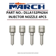 4pcs Fuel Injector Nozzle DLLA152PN264 for ISUZU Elf NPR NPS 4HG1 4HG1T 4HK1 4HK1T