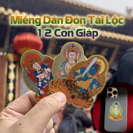 Luxury 12 Zodiac Buddha Stickers to Decorate Your Phone, Laptop, Wallet.. Lucky Meaning