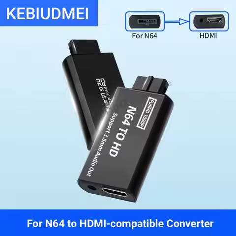 1080P N64 to HDMI-compatible Converter Game Adapter Plug and Play HD Adapter For Gamecube Console Fo
