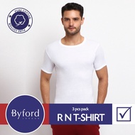 Hamadashops Byford Men's Undershirt Round Collar 3pcs/Pck - Pbyt21R3R