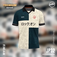 Retro Jersey Custom Name Japanese PREMIUM RYOKU Jersey Retro Collar Jersi Retro Design Streetwear 2023