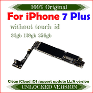 ปลดล็อกเมนบอร์ดดั้งเดิมสำหรับ iPhone 7 Plus ที่มี/ไม่มีการสัมผัส ID เมนบอร์ด64G ทำความสะอาดแผ่นกระดา