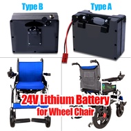 24V Lithium battery for electric wheel chair wheelchair for all standard wheelchair