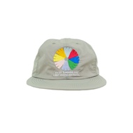 Paper. Polo Cap Unisex Embroidery Rainbow Cap Grey