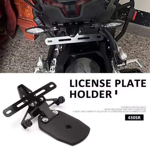 For CFMOTO 450 SR 450sr 450SR 450-SR 2024 2023 2022 Motorcycle Accessories Adjustable Number License
