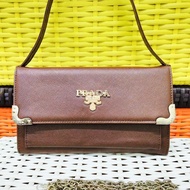 dompet prada original kulit asli tas dompet