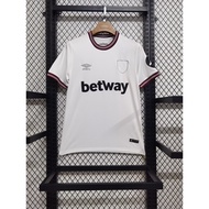 23-24 West Ham United away white football top short sleeved high-quality shirt for fans