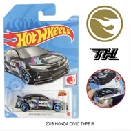 hotwheels STH honda civic type R/Gold Light Ball/Rubber Wheel/Rare 1:64