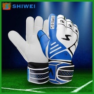 [Best Seller] ถุงมือผู้รักษาประตูกันลื่น ผู้รักษาประตู ถุงมือผู้รักษาประตู Shiwei Football พร้อมถุงมือยางสำหรับผู้ชาย