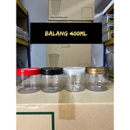 BORONG 28PCS-400ML PLASTIC JAR/BALANG KUIH/BALANG KUEH/BALANG RAYA/CANISTER/BOTOL PLASTIK/CHOCO JAR/BEKAS SAMBAL