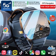 5G/4G Full Network Call Smart Watch 720*720 AMOLED 2100mah 16GB+256GB RAM GPS WIFI Google APPS Downl