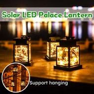 Solar LED Palace Lantern Yard Decorations Hanging Solar Light Outdoor Lighting Solar Decoration Wate