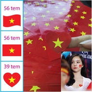 Vietnam National Flag Sticker 56 Vietnam Flag Sticker Decal Cheek Sticker