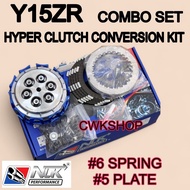 COMBO Y15ZR RACING HYPER CLUTCH CONVERTION KIT 6SPRING 5PLATE NLK CLUTCH CONVERTION KIT LC135